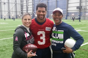 Our wonderful Russell Wilson, QB and amazing community member